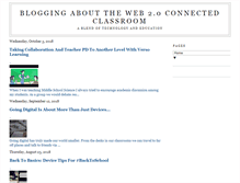 Tablet Screenshot of blog.web20classroom.org